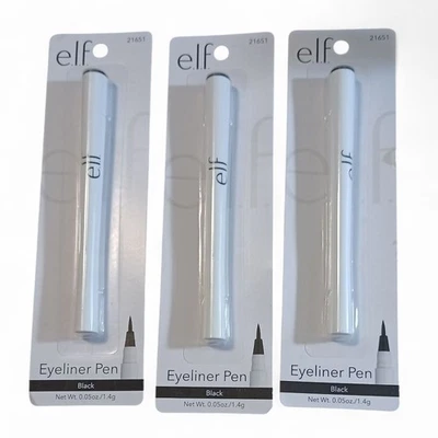 E.L.F Waterproof Black Eyeliner Pen, 0.05 oz - 3 pack - Image 1 of 4
