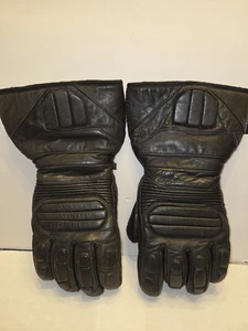 Guantes de moto de nieve de invierno de cuero vintage para hombre Lg - Imagen 1 de 3