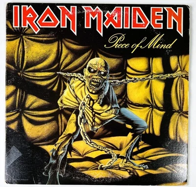 Iron Maiden: Piece Of Mind 1983 EMI Records COVER ONLY  NO RECORD Foto 1 de 2