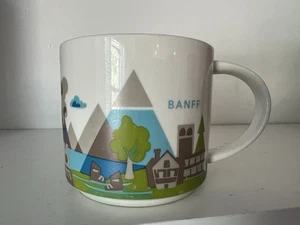 Starbucks 2016 BANFF You Are Here Collection Coffee Mug 14 fl oz EUC - Picture 1 of 6