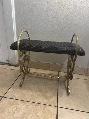 Antique Victorian Cast Iron Vanity /Bench /Stool - Image 1 of 4