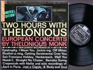 THELONIOUS MONK Two Hours With European Concerts LP RIVERSIDE RS 9460/9461 DG ST - Picture 1 of 2
