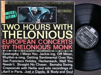 THELONIOUS MONK Two Hours With European Concerts LP RIVERSIDE RS 9460/9461 DG ST - Image 1 of 2