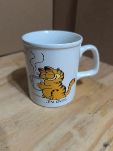 Taza de café de colección Enesco Garfield Cat 1981 taza de cerámica de dibujos animados  - Imagen 1 de 4