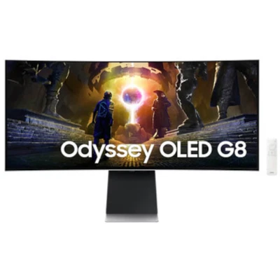 Samsung 32" Odyssey G8 OLED QHD 175Hz 0.03ms 1800R Curved Monitor S34DG850SU - Image 1 of 4