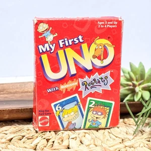 🎴 Vintage 1997 Mattel My First UNO Rugrats Card Game | Complete King-Size Set - Picture 1 of 3