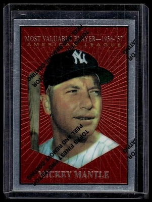1997 Topps FINEST WITH COATING / Mickey Mantle - Image 1 of 2