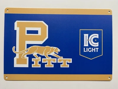 Pitt Panthers - IC Light Metal Sign - University Pittsburgh - Steelers Penguins - Image 1 of 4