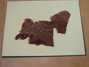 Antiguo fragmento textil precolombino Chancay/Nazca u otro 5,5x8" a máximo - Imagen 1 de 12