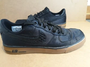 2014 Nike Air Force 1 AC Black Gum Shoes Mens Size 9.5 630939-004 - Picture 1 of 24