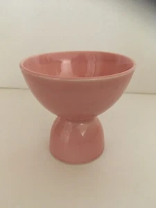 Vintage Taylor Smith Taylor (TST) Lu-Ray Pastels PINK Double Egg Cup - Picture 1 of 4