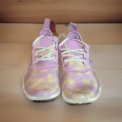 Adidas NMD_R1 Shoes Sneakers HQ6184 Bliss Lilac Cloud White 7Y/W8 - Image 1 of 4