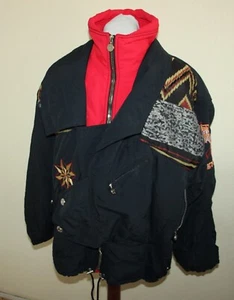 VINTAGE 90er HIGH SOCIETY SKI JACKE ca Gr. 54/ L SNOWBOARD WINDBREAKER - Bild 1 von 8