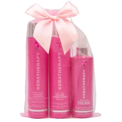 NOVO, FRESCO - TRIO DE FÉRIAS VOLUME INFUNDIDO DE QUERATINA QUERATINA - Imagem 1 de 4