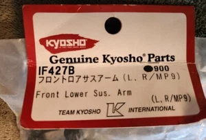 NUEVO brazo de suspensión inferior delantero izquierdo y derecho Kyosho para Inferno MP9 IF427B IF493 - Imagen 1 de 1