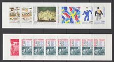 France Sc 2415a, 2467a, MNH. 1994-95 unfolded booklets, 2 different, fresh, VF