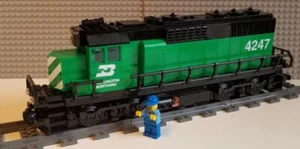 Custom Train Burlington Northern GP40 Engine -Please Read Item Description- - Picture 1 of 5