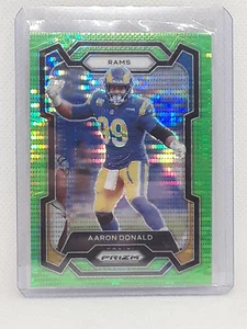 Aaron Donald 2023 Prizm Football - Neon Green Pulsar #162 - Los Angeles Rams - Bild 1 von 2