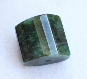 Natürlicher grüner Smaragd Rondell 16*24,5 mm lose gebohrt Perlen Edelstein 44,60 ct - Bild 1 von 5