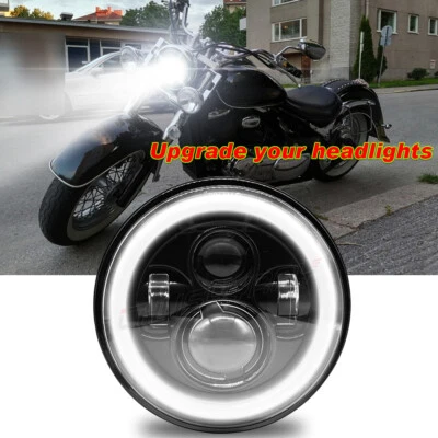 7" LED Headlight For Suzuki Intruder Volusia VS VL 700 800 1400 1500 Boulevard - Image 1 of 4
