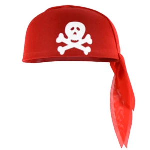 Pirate Durag Do-rag Skull Cap Costume Accessory Structured Hat - Picture 1 of 6