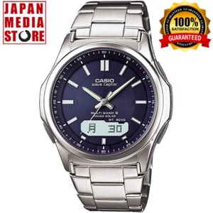 CASIO WAVE CEPTOR WVA-M630D-2AJF Blue Dial Solar Radio Analog Digital Men Watch - Picture 1 of 5