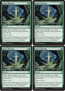 MTG - 4x GAEA'S BLESSING - Dominaria (U) - Picture 1 of 1