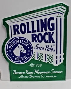 Rolling Rock Extra Pale 1992 Beer Bar Advertising Sign 19" x 15" Horse Head VTG - Picture 1 of 4