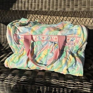 Vintage Evenflo Wickeltasche Batik bunt Dinosaurier großer Fehler - Bild 1 von 17
