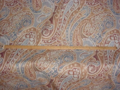 4Y Scalamandre LO 0002E167 Bijan Taupe Bohemian Paisley Print Upholstery Fabric - Image 1 of 4