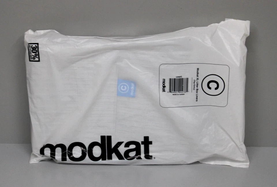 3er Pack Modkat XL Katzentoiletteneinlagen (Top-Entry) LinerC Grau NEU - Bild 1 von 2