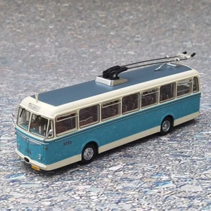 1:64 SKODA 8TR Retro Trolleybus Bus Beijing Bus Model 115 Road Alloy - Picture 1 of 10