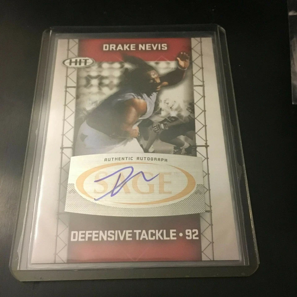 2011 SAGE Hit DRAKE NEVIS auto - Image 1 of 1