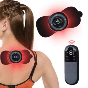 Remote control EMS muscle stimulator lower back massager lumbar menstrual heatin - Bild 1 von 5