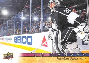 2017-18 Upper Deck Canvas #C39 Jonathan Quick - Picture 1 of 2
