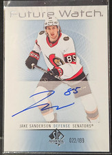 2022-23 SP AUTHENTIC FUTURE WATCH RETRO AUTO JAKE SANDERSON #022/199
