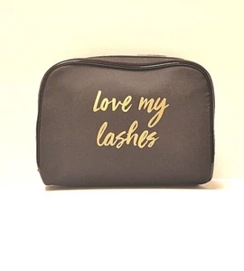 LANCOME Cosmetic Bag Black 7x6x3" NWOT - Picture 1 of 10
