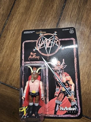 Figura de Reacción SLAYER Show No Mercy Original Edición Limitada Thrash Heavy Metal Foto 1 de 4