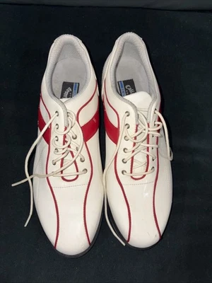 Zapatos de golf Callaway rojos y blancos, excelente estado talla 8,5 Foto 1 de 4