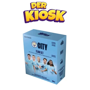 Set squadra ufficiale Topps Manchester City FC 2023-24 - Foto 1 di 1