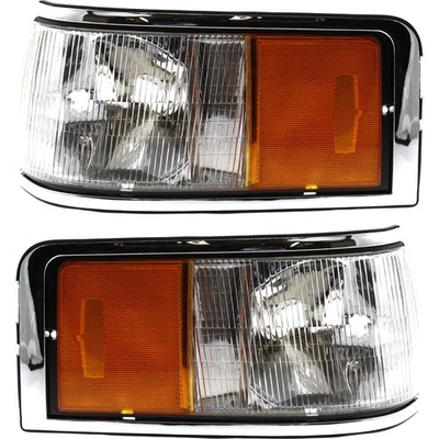 Corner Light For 90-94 Lincoln Town Car Set of 2 Left & Right Side Incandescent - Image 1 of 4