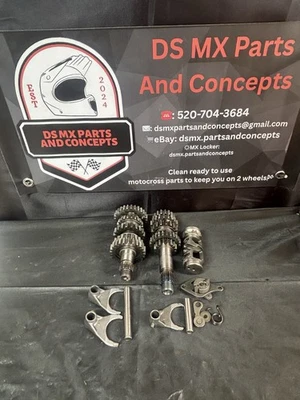 2022 Kawasaki KX450 tambor de câmbio de transmissão OEM e garfos de câmbio – Compatível com 2019–2023  - Imagem 1 de 4