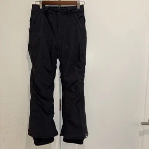 Quicksilver Niña Talla 12 Grandes Pantalones de Nieve Esquí Esquí Pantalones Snowboard Negro - Imagen 1 de 18