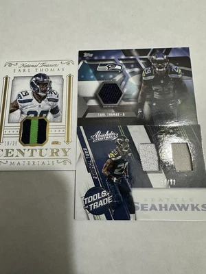 lote de 3 tarjetas parche earl thomas Foto 1 de 4