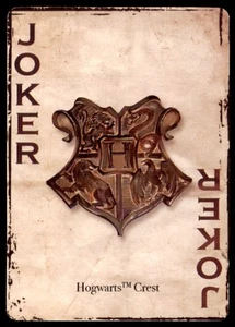 Tarjeta de póker 2015 Harry Potter Warner Bros. Castillo de Hogwarts Escudo de Hogwarts #JOKER - Imagen 1 de 2