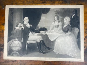 C.1845 Washington Family, Custis Children ~ Publ. W. Smith, Engr John Sartain - Imagen 1 de 22