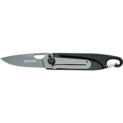 Faca dobrável Fox Knives Brand Baroni revestida de titânio cabo de aço 440 zytel - Imagem 1 de 2