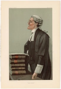 Original Vanity Fair Kunstdruck von Mr. Charles Alfred Cripps KC MP (V484) - Bild 1 von 1