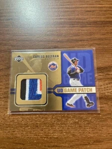 2005 Upper Deck Game Patch #CB Carlos Beltran Mets - Picture 1 of 1