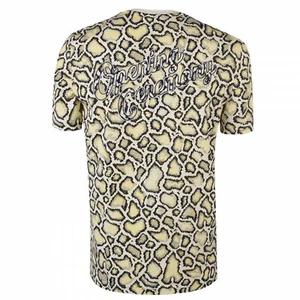 Lacoste L!VE x Opening Ceremony 'Snakeskin Print' OC Logo Appliqué T-Shirt S NWT - Picture 1 of 24